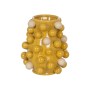 Vase Yellow White Ceramic 21 x 21 x 26 cm | Tienda24 - Global Online Shop Tienda24.eu