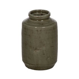 Vase Grau aus Keramik Terrakotta 26 x 26 x 36 cm | Tienda24 - Global Online Shop Tienda24.eu