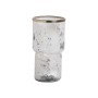 Vase Blanc Champagne Aluminium Verre 15 x 15 x 30 cm | Tienda24 - Global Online Shop Tienda24.eu