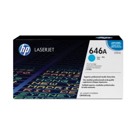 Toner original HP 646A Cyan Bleu/Blanc de HP, Toners et encre pour imprimante - Réf : M0510268, Prix : 318,33 €, Remise : %