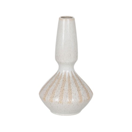 Vase Weiß Beige aus Keramik 21,8 x 21,8 x 40 cm | Tienda24 - Global Online Shop Tienda24.eu