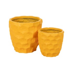 Conjunto de vasos Cerâmica Azul 55 x 55 x 55 cm (2 Unidades) | Tienda24 - Global Online Shop Tienda24.eu