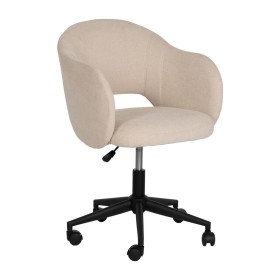 Office Chair Black Cream 56 x 56 x 85 cm by BigBuy Home, Sofas and chairs - Ref: S8808295, Price: 164,75 €, Discount: %