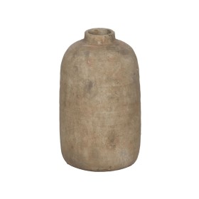 Vase Beige Doré Aluminium Verre 28 x 28 x 57 cm | Tienda24 - Global Online Shop Tienda24.eu