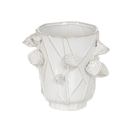 Vase Blanc Céramique 31 x 30,5 x 28,5 cm | Tienda24 - Global Online Shop Tienda24.eu