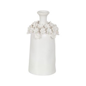 Vase Blanc Noir Polyrésine 19 x 19 x 64 cm | Tienda24 - Global Online Shop Tienda24.eu