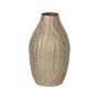 Vase Beige Doré Fer 16 x 16 x 30 cm | Tienda24 - Global Online Shop Tienda24.eu