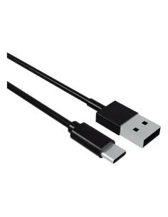 USB A to USB C Cable Contact (1 m) Black by Contact, Chargers - Ref: S1903701, Price: 5,28 €, Discount: %