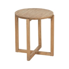 Mesa de apoio DKD Home Decor 38,5 x 38,5 x 49 cm Castanho Grená Madeira MDF | Tienda24 - Global Online Shop Tienda24.eu