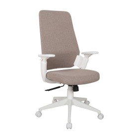 Bürostuhl Weiß Taupe 67,5 x 62 x 114,5 cm von BigBuy Home, Stühle und Sofas - Ref: S8808448, Preis: 230,77 €, Rabatt: %