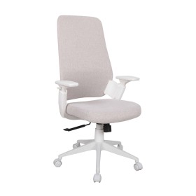 Office Chair White Beige 67,5 x 62 x 114,5 cm by BigBuy Home, Sofas and chairs - Ref: S8808449, Price: 230,77 €, Discount: %