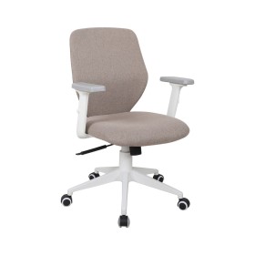 Chaise de Bureau Blanc Taupe 63 x 59 x 94,5 cm de BigBuy Home, Chaises et canapés - Réf : S8808451, Prix : 206,05 €, Remise : %