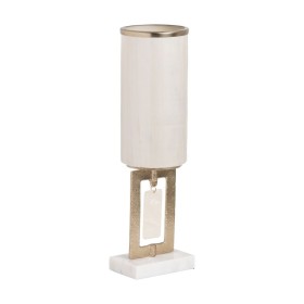 Vase Blanc Champagne Aluminium Verre 19,5 x 19,5 x 51 cm | Tienda24 - Global Online Shop Tienda24.eu