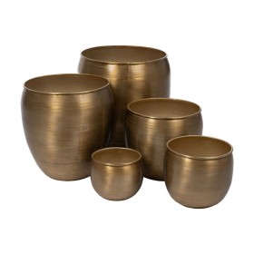 Vase DKD Home Decor Marron Naturel 14 x 14 x 27 cm | Tienda24 - Global Online Shop Tienda24.eu