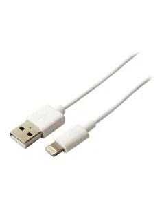 Cable USB a Lightning Contact (1 m) Blanco de Contact, Cargadores - Ref: S1904088, Precio: 10,70 €, Descuento: %