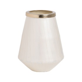 Vase Blanc Fer 15 x 15 x 60,5 cm | Tienda24 - Global Online Shop Tienda24.eu