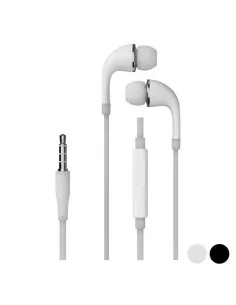 Auriculares com microfone Xiaomi 14273 3.5 mm Preto | Tienda24 Tienda24.eu