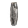 Vase White Black Aluminium Crystal 23 x 23 x 61 cm | Tienda24 - Global Online Shop Tienda24.eu