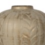 Vase Beige Doré Fer 25 x 25 x 33 cm | Tienda24 - Global Online Shop Tienda24.eu