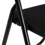 Folding Chair Black 44 x 47 x 79 cm | Tienda24 - Global Online Shop Tienda24.eu