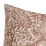 Coussin EDÉN Blanc Beige Imprimé Velours 45 x 8 x 45 cm | Tienda24 - Global Online Shop Tienda24.eu