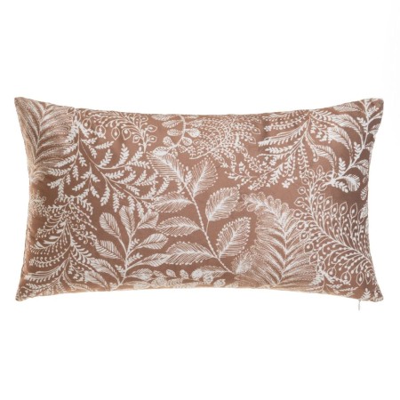 Coussin EDÉN Blanc Beige Imprimé Velours 50 x 8 x 30 cm | Tienda24 - Global Online Shop Tienda24.eu