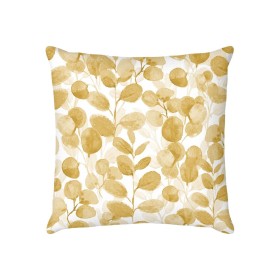 Coussin Coton Beige Moutarde 50 x 30 cm | Tienda24 - Global Online Shop Tienda24.eu