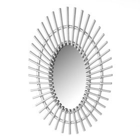 Wall mirror White Black Crystal Polyskin 45 x 45 x 3 cm (4 Units) | Tienda24 - Global Online Shop Tienda24.eu