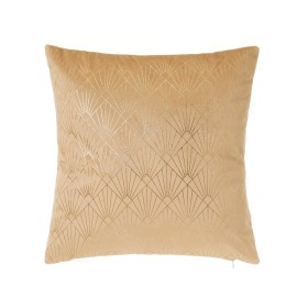 Coussin EDÉN Blanc Beige Imprimé Velours 45 x 8 x 45 cm | Tienda24 - Global Online Shop Tienda24.eu