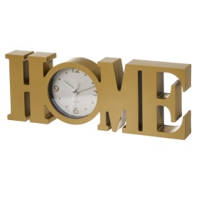 Horloge de table DKD Home Decor Verre Argenté Fer (19 x 7,5 x 25 cm) | Tienda24 - Global Online Shop Tienda24.eu