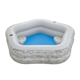 Inflatable pool Bestway Grey 213 x 206 x 53 cm by Bestway, Inflatable Pools - Ref: D1400428, Price: 53,28 €, Discount: %