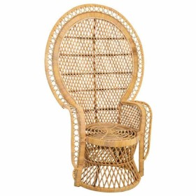 Armchair Black Natural Wood Rattan Rubber wood 60,5 x 73,5 x 72,5 cm | Tienda24 - Global Online Shop Tienda24.eu