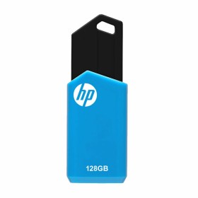 Clé USB HP HPFD150W-128 Bleu Noir/Bleu 128 GB (1 Unité) de HP, Clés USB - Réf : M0511829, Prix : 9,62 €, Remise : %