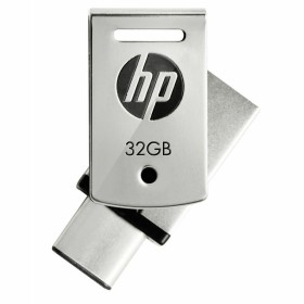 USB stick HP HPFD5000M-32 Silver Steel 32 GB (1 Unit) 32GB by HP, USB flash drives - Ref: M0511839, Price: 16,64 €, Discount: %