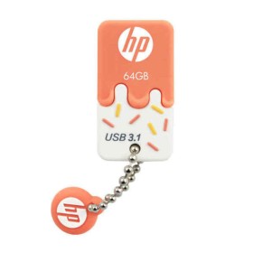 USB stick HP HPFD778O-64 Orange 64 GB 75 MB/s (1 Unit) by HP, USB flash drives - Ref: M0511850, Price: 17,04 €, Discount: %