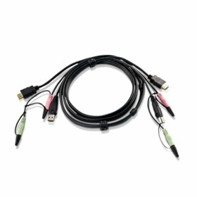 Cable HDMI EDM 3 m Negro | Tienda24 - Global Online Shop Tienda24.eu