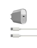 Wand-Ladegerät + USB-Kabel C KSIX Weiß 20W | Tienda24 Tienda24.eu