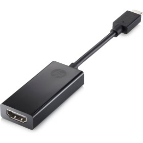 Adaptateur USB-C vers HDMI HP 2PC54AA ABB Noir de HP, Adaptateurs USB - Réf : M0509096, Prix : 59,13 €, Remise : %