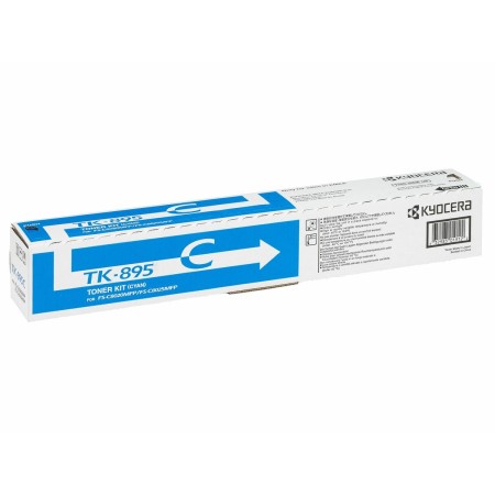 Toner original Kyocera TK-895C Noir Cyan de Kyocera, Toners et encre pour imprimante - Réf : M0513329, Prix : 85,33 €, Remise...