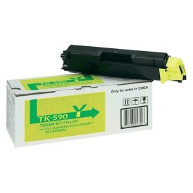 Tóner Kyocera TK-590Y Amarelo Preto de Kyocera, Toners e tinta de impressora - Ref: M0513343, Preço: 146,05 €, Desconto: %