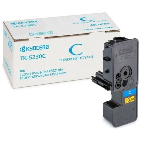 Tóner Original Kyocera TK-5230C Preto Ciano de Kyocera, Toners e tinta de impressora - Ref: M0513424, Preço: 119,56 €, Descon...