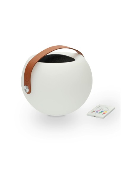 Altavoz Bluetooth con Lámpara LED KSIX Bubble Blanco 5 W Portátil | Tienda24 Tienda24.eu