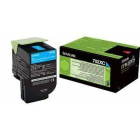 Toner Lexmark 702XC R Cyan by Lexmark, Printer toners and inks - Ref: M0514661, Price: 204,84 €, Discount: %