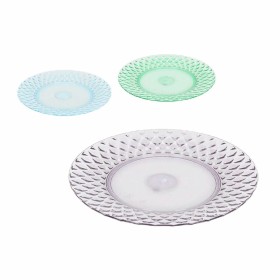 Flat Plate Home ESPRIT Transparent Crystal 20,5 x 20,5 x 7,5 cm | Tienda24 - Global Online Shop Tienda24.eu