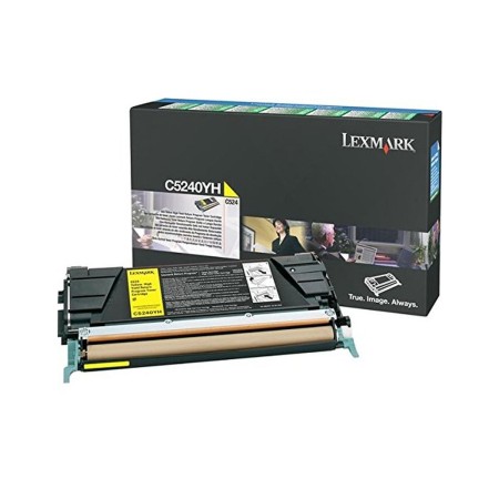 Tóner Original Lexmark C5240YH Amarelo Preto/Amarelo de Lexmark, Toners e tinta de impressora - Ref: M0514953, Preço: 292,23 ...