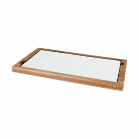 Plato Llano Bidasoa Fosil Blanco Cerámica Ovalado 28 x 24,8 x 2,5 cm (6 Unidades) | Tienda24 - Global Online Shop Tienda24.eu