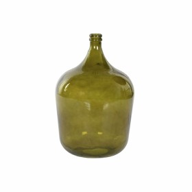 Vase Home ESPRIT Blanc Marron Vert Grès Olive 21 x 20 x 16 cm | Tienda24 - Global Online Shop Tienda24.eu