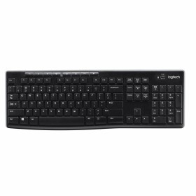 Wireless Keyboard Logitech K270 Black Spanish Qwerty 2.4 GHz by Logitech, Keyboards - Ref: M0515399, Price: 36,68 €, Discount: %