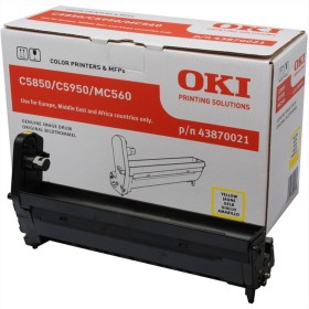 Tóner OKI 43870021 Amarelo Preto de OKI, Toners e tinta de impressora - Ref: M0515817, Preço: 89,71 €, Desconto: %