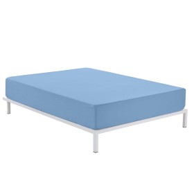 Spannbetttuch Alexandra House Living Blau Klar 105 x 190/200 cm von Alexandra House Living, Bettlaken und Kissenbezüge - Ref:...